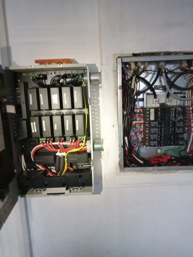 Electrical panel upgrade completed for Security Camera Wiring in Lake Isabella